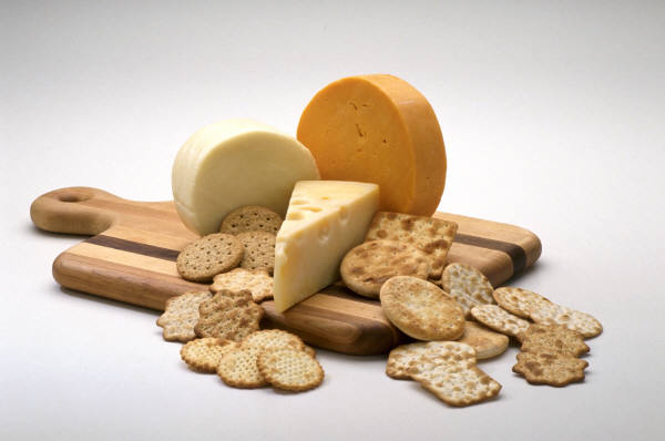 cheese and crackers