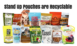 recyclable stand up pouches