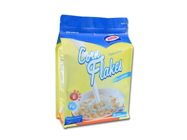 Flexible box bag for cereal packaging