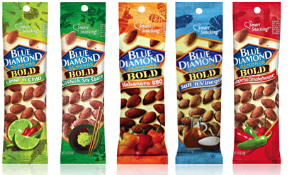 Blue Diamond Pouch Packaging