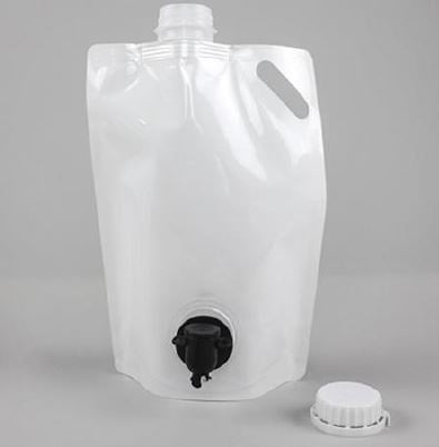 Spouted stand up pouches for hand sanitizer