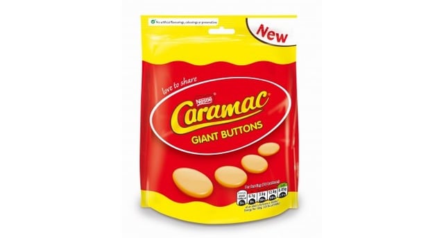 Caramac in Flexible Candy Packaging