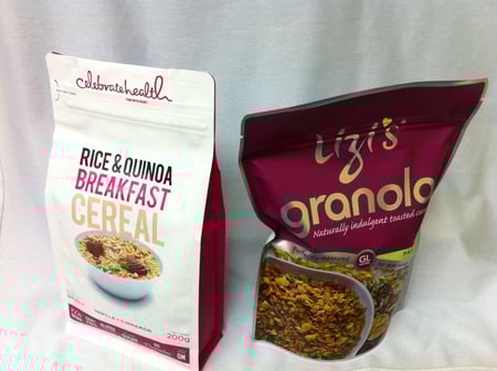 Cereal in Flexible Box Bag