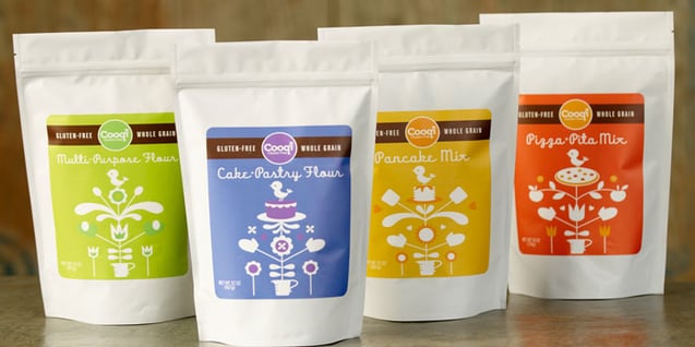 Gluten Free Flour in Stand Up Pouches