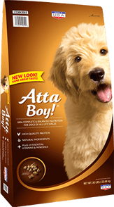 Atta Boy Dog Food in Flexible Packaging