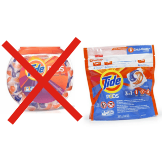 Tide Switch to Child Resistant Packaging