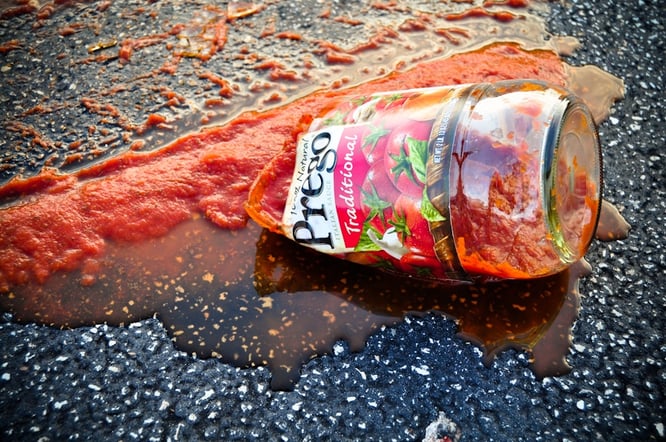 Broken Sauce Jar