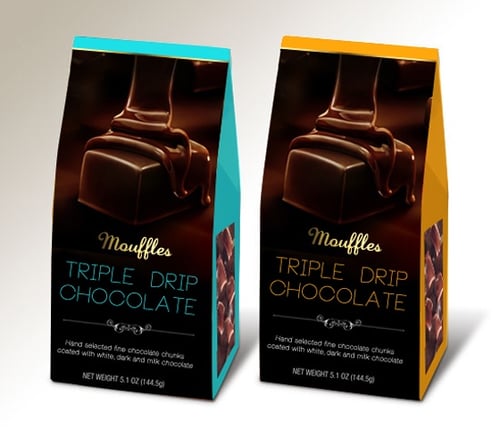 Chocolate in Flexible Box Bags