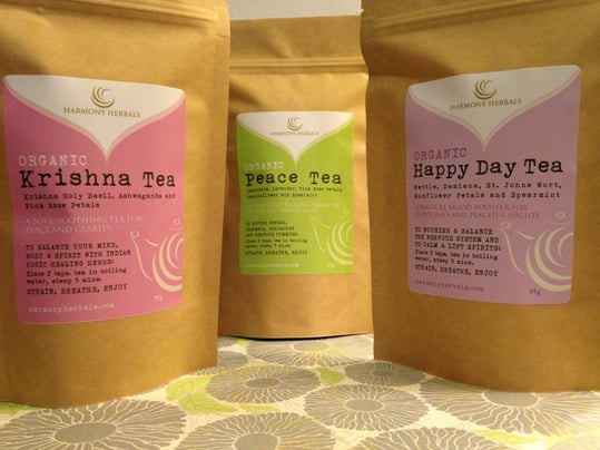 Harmony Herbals Tea Packaging
