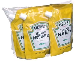 Kraft Heinz Spouted Pouches for Mustard